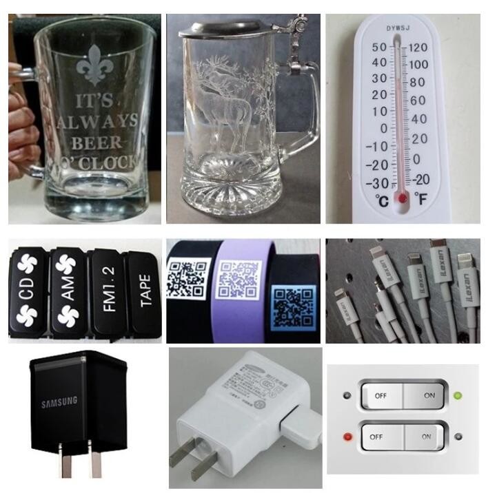0 - 7000mm/S Marking Speed UV Laser Marking Machine For Metal Plastic Printing