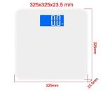 Impact Resistant Extra Large Glass Platform Digital Bathroom Scale