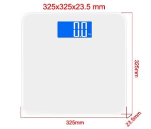 China Impact Resistant Extra Large Glass Platform Digital Bathroom Scale wholesale