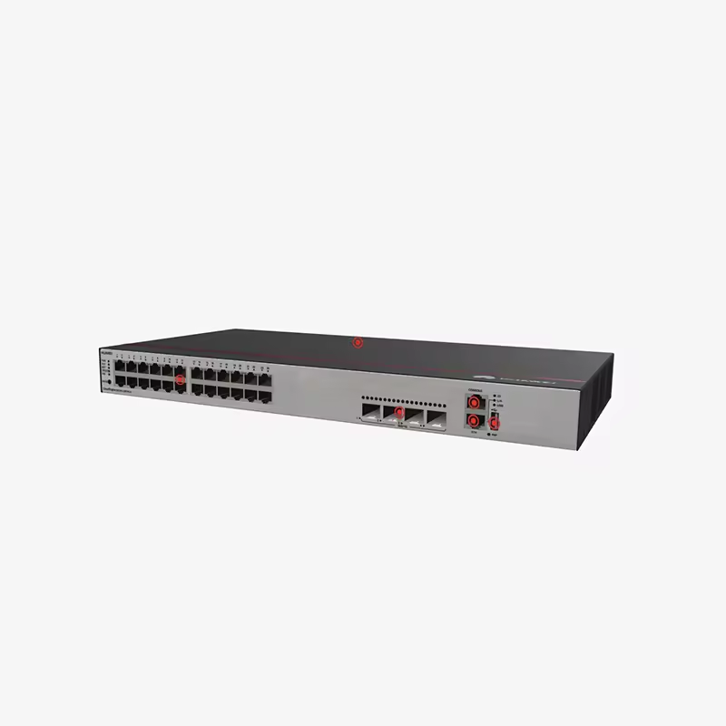 S5735-L12P4S-A 12 10/100/1000BASE-T Ethernet Ports 4 Gigabit SFP PoE AC Power Supply PoE SNMP QoS Functions