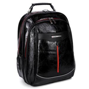 China Durable Lightweight Leather Business Backpack Zipper Closure Anti - Fouling wholesale