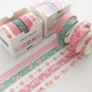China Stationery Spot Varnish 20mm Pink Glitter Decorative Washi Tape wholesale