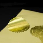 Waterproof Embossing CMYK 3D Logo Label Stickers For Cosmetics