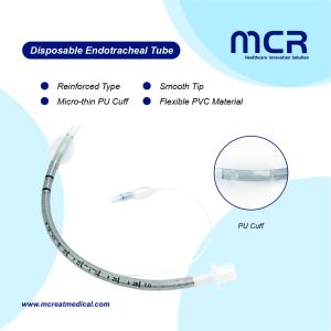China Medical Manufacturer Reinforced Disposable Endotracheal Tube DEHP Free wholesale