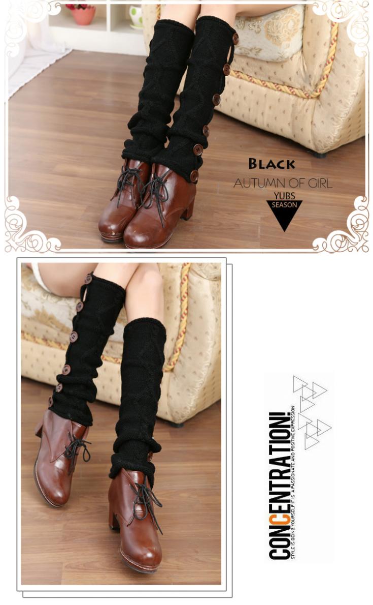 women deer snowflake jacquard knit boot socks wood feel casual wool acrylic, socks, warmer