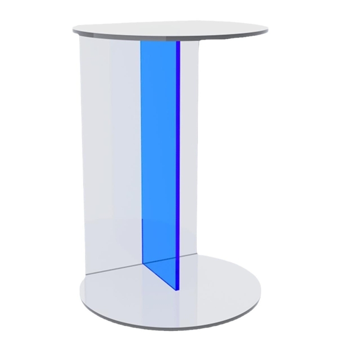 Minimalist Custom Color Acrylic Coffee Table Side Table Tea Table for Indoors and Outdoors