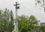 10KV Q235B Steel Transmission Pole , CO2 Welding Transmission Line Pole