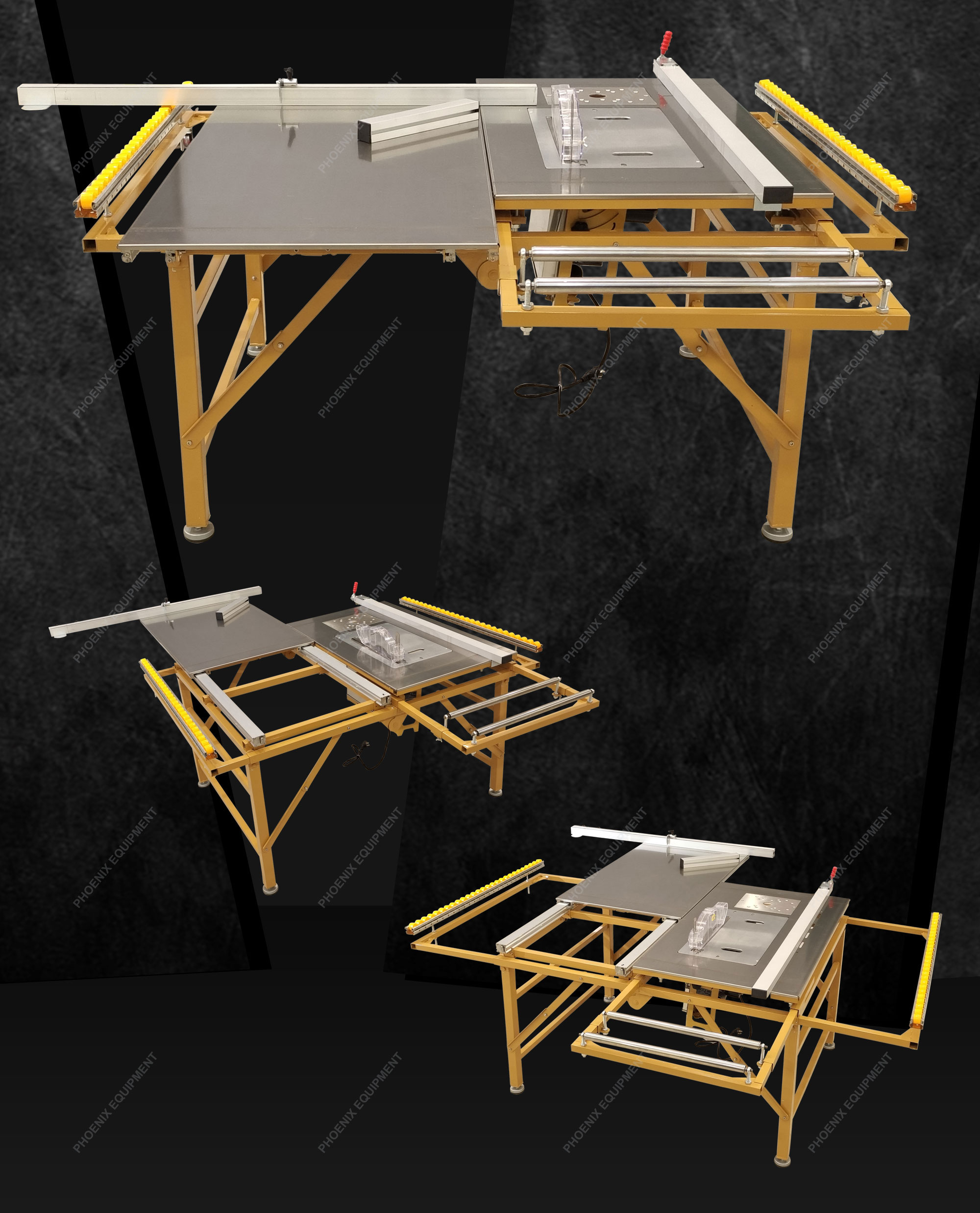 Dust-free Fold Sliding Table Panel Saw Machine for Woodwork Cutting up to 2800mm Length