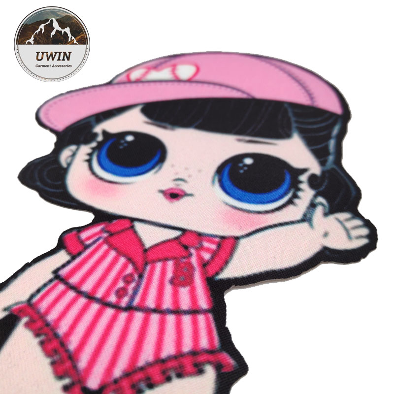 Handmade LOL Woven Badges Personalised , Eco Friendly Sequin Custom Printed Patches