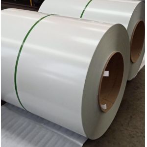 China Blue White GI PPGL Ppgl Roofing Sheet Color Coated Astm A755M PVC Plastisol Embossed wholesale