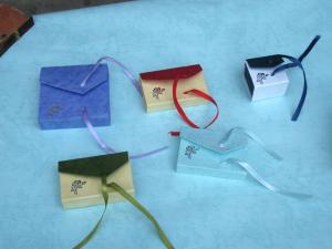 China Colors Cardboard Gift Box OEM Design Gift Box Packaging With Silk Ribbon Bow Tie wholesale