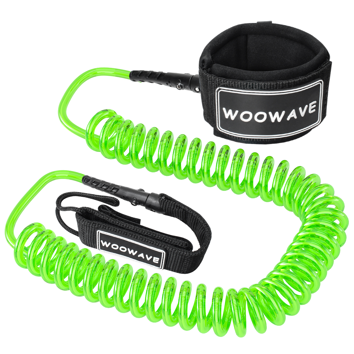 5.5mm/7mm/8mm Diameter TPU Surfboard Leash Strong Cord Custom Design for Lakes Rivers