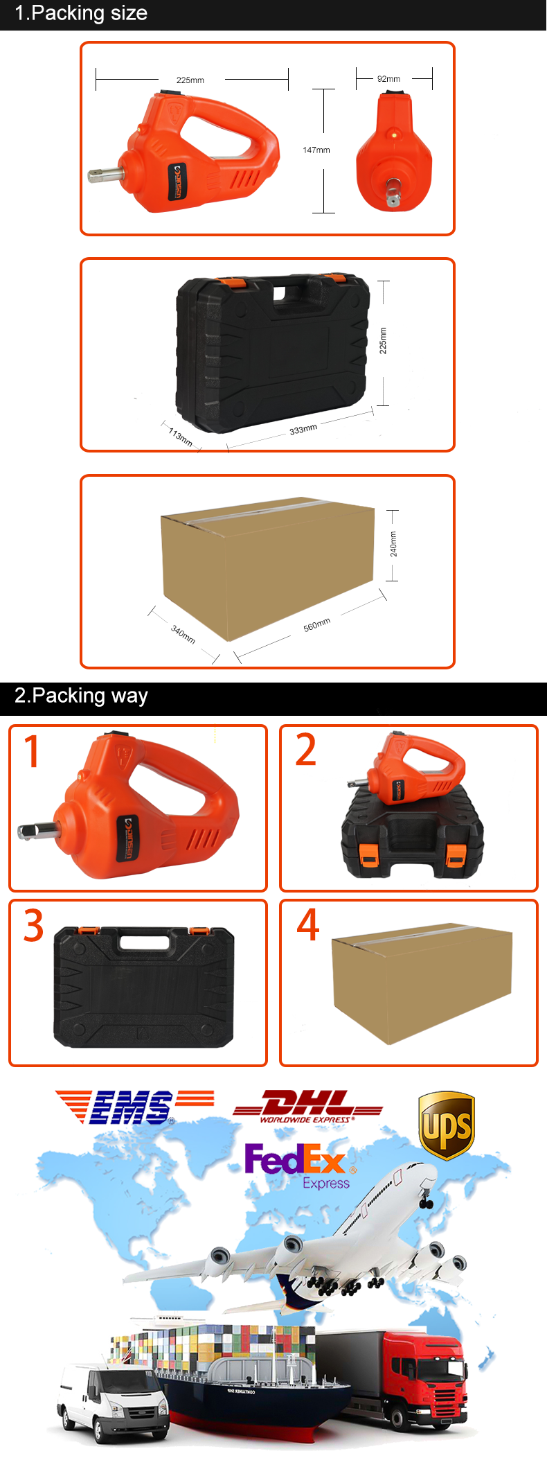 Tyre Repair Tool Mini Electric Impact Wrench With LED Light