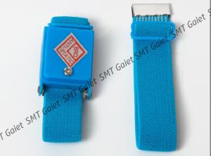 China Blue ESD Wrist Band Static Discharge Time 0.1S wholesale