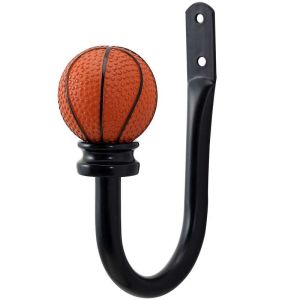 Electroplating Pattern 35mm Ball Curtain Extender Hooks