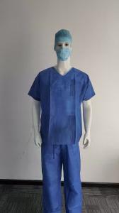 China Hospital Breathable 3-layer Scrub Suits SMS Material Scrub Suites wholesale