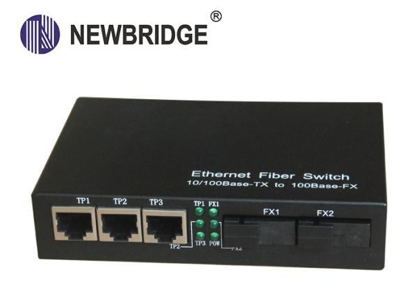 1310nm 20km 10M /1000Mbps Fiber To Ethernet Media Converter Single Fiber Single