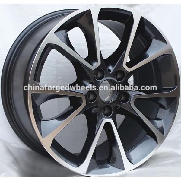 Car Rims Made Of 6061-T6 Aluminum Alloy With 5x120 For BMW X5/ Black Mahcined 18 Inch Alloy RIms Produced On SAJ J2530