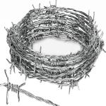 Anti Alkali Military Security Barbed Wire Fencing BWG 12x12