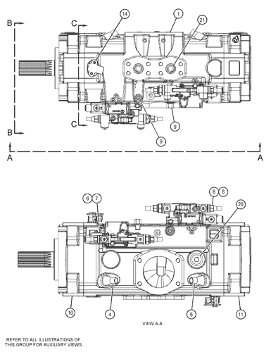 3699655 PUMP GP-MAIN HYDRAULIC Parts scheme
