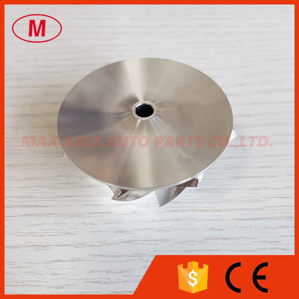 GT15-25 39.00/49.00mm 8+0 blades reverse high performance turbocharger milling/aluminum 2618/billet compressor wheel