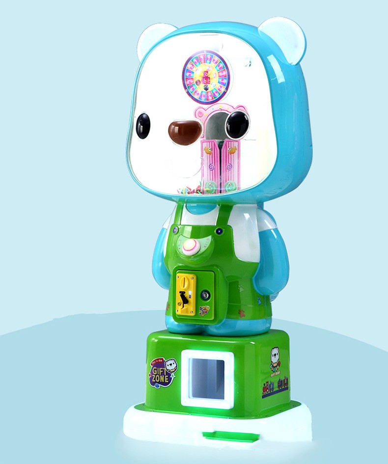 Amusement Game Center 151*38*47CM Coin Operated Plastic Toy Capsule Vending Machine