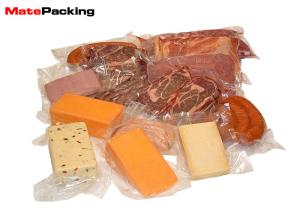 China Three Side Seal Vacuum Seal Food Bags Transparent For Meat / Sausage Packaging BRC Standard wholesale
