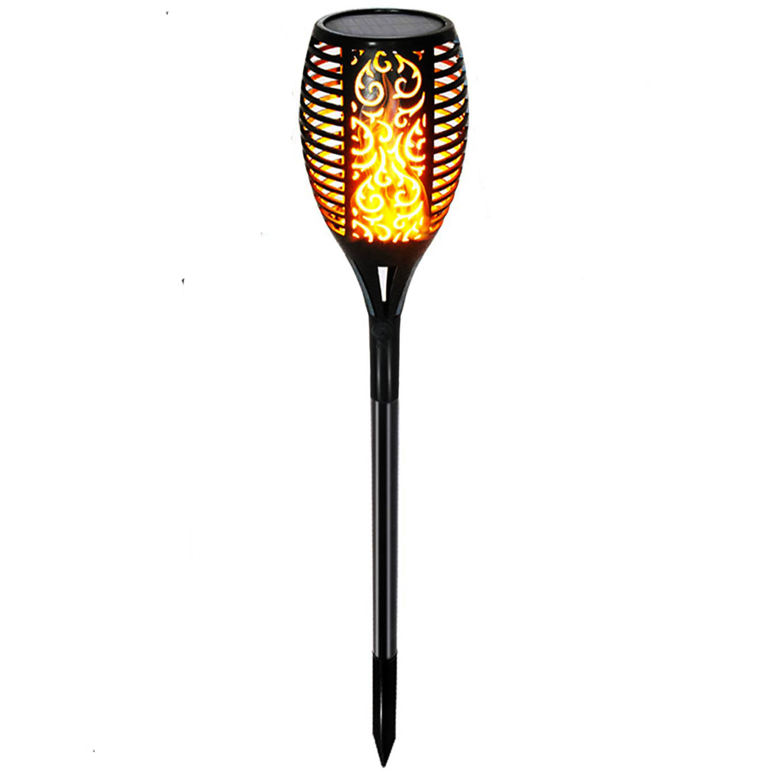 Flickering Garden Lawn Lamp IP65 Waterproof LED Street Lamp Solar Flame Torch Light For Garden Decoration Landscap
