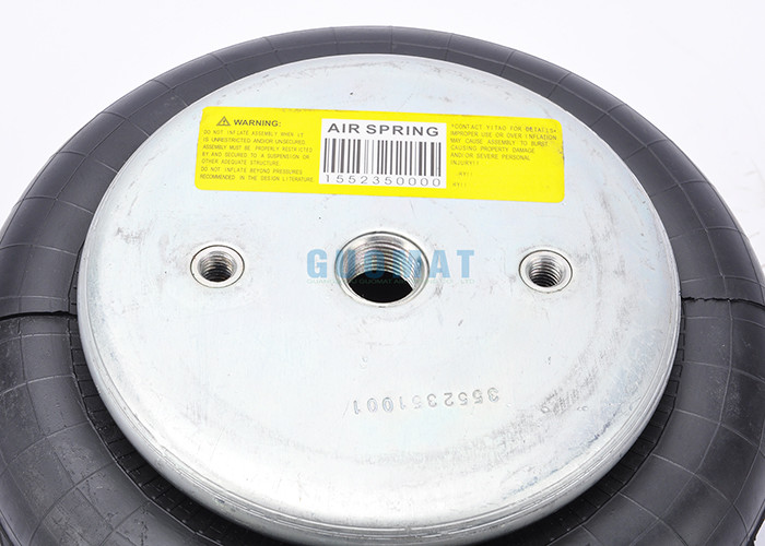 Industrial Air Spring Cover Plate Diameter 160 mm Screw Tooth M10X1.5 Gas Hole G1/2