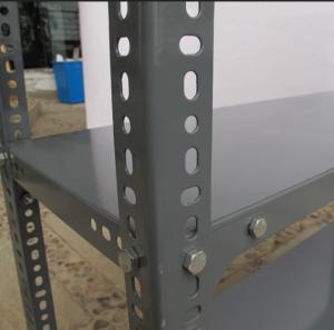 China Household Slotted Angle Steel Rack Light Duty Metal Storage Racks For Garage wholesale