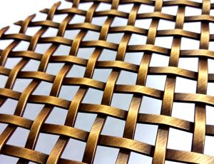 China Architectural Woven Decorative Wire Mesh For Building Facades Claddings wholesale