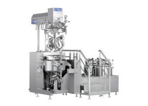 China 10000L Cosmetic Emulsifier Mixer With Circulation Homogenizer 3phases 200V wholesale
