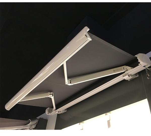Motorized retractable Outdoor Full Cassette Folding Arm Awning