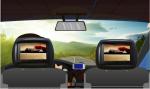 9 Inch Taxi Headrest Advertising Display Screens 4G WIFI GPS APK Software For