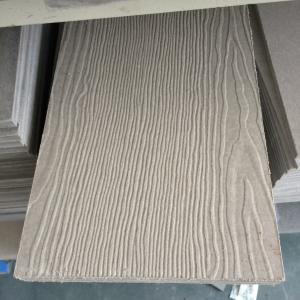 China Non Asbestos House Wood Grain Fiber Cement Board for Walls Flooring Panel wholesale