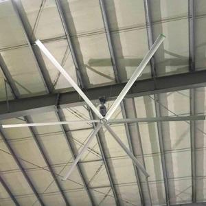 China AC Motor HVLS Ceiling Fans 0.75kw 10 Foot Ceiling Fan For Large Facilities wholesale