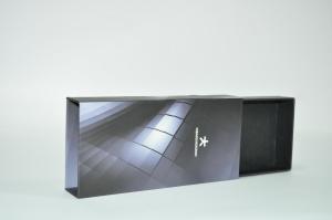 China Luxury printing checked Paper board Gift Boxes , Factory price Drawer shape Tie Gift Packaging Box For Promotion wholesale