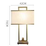 Marble Base Fabric Bedlamp