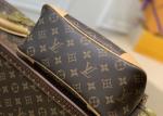 Ladies Odeon Chain 27cm Single Strap Shoulder Handbags Brown
