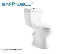 White Two piece toilet 685*350*750 mm Size living room NR121 , Free Standing