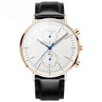 Multi Functional 42mm Leather Strap Wrist Watch 3BAR Water Proof Watch OEM