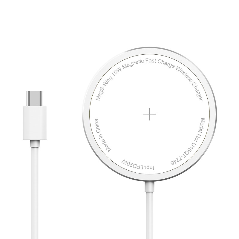 Foldable Magnetic Wireless Charger for iPhone 12 Magsafe Wireless Charger 15W Fast Wireless Charging