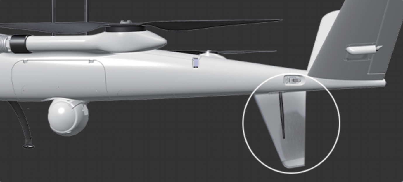 CP15 Electric VTOL UAV has 70km/h cruising speed and 30km control radius with 5.0kg maximum load weight.