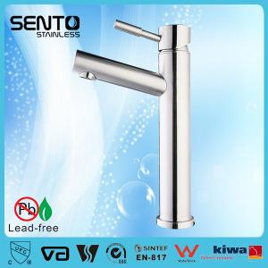 China Sento new design stainless steel bathroom basin faucet patented faucet wholesale