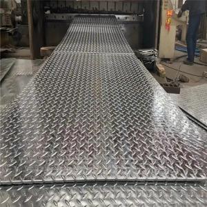 China Custom Aluminum Checkered Sheet Diamond Plate Anti Slip Ribbed 200mm wholesale