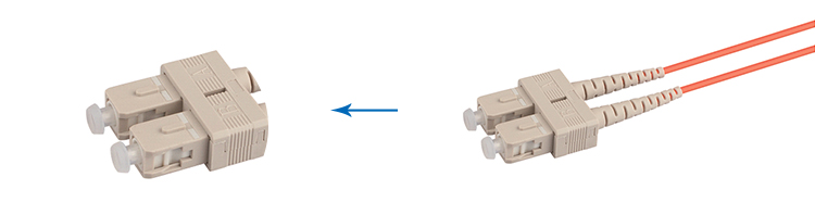 SC / UPC Optical Patch Cord Simplex / Duplex Cable Type With Ceramic Ferrule