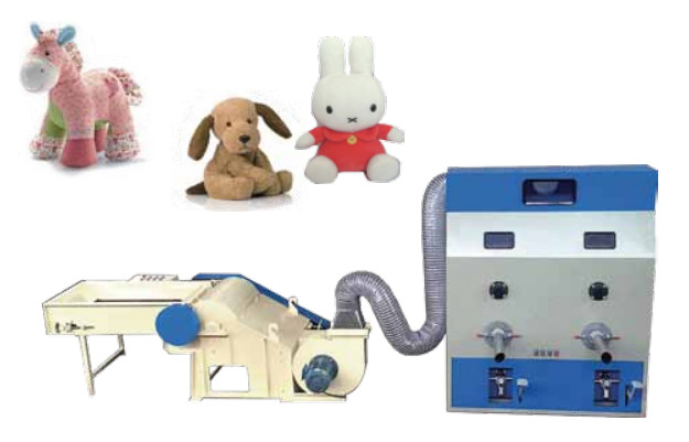 Garnet Pillow Cushion Making Machine For Plastic Polyethylene Bag Toys Cover