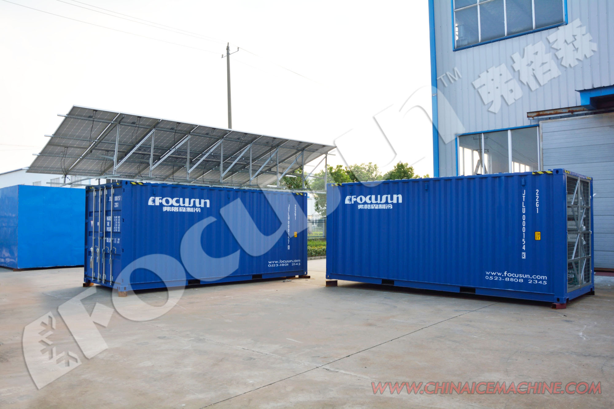 8500 KG Refrigerant R22 or R404A Containerized Type 20 ft Solar Power Cold Storage Room