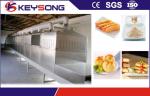 Snack Food Processing Equipment , Acicular / Granular Bread Crumbing Machine