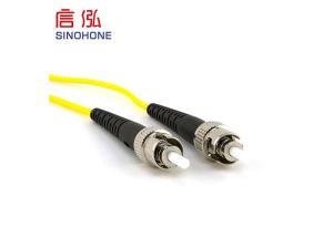 China ST / UPC Single Mode Fiber Optic Patch Cord High Durability Long Delivery Length wholesale